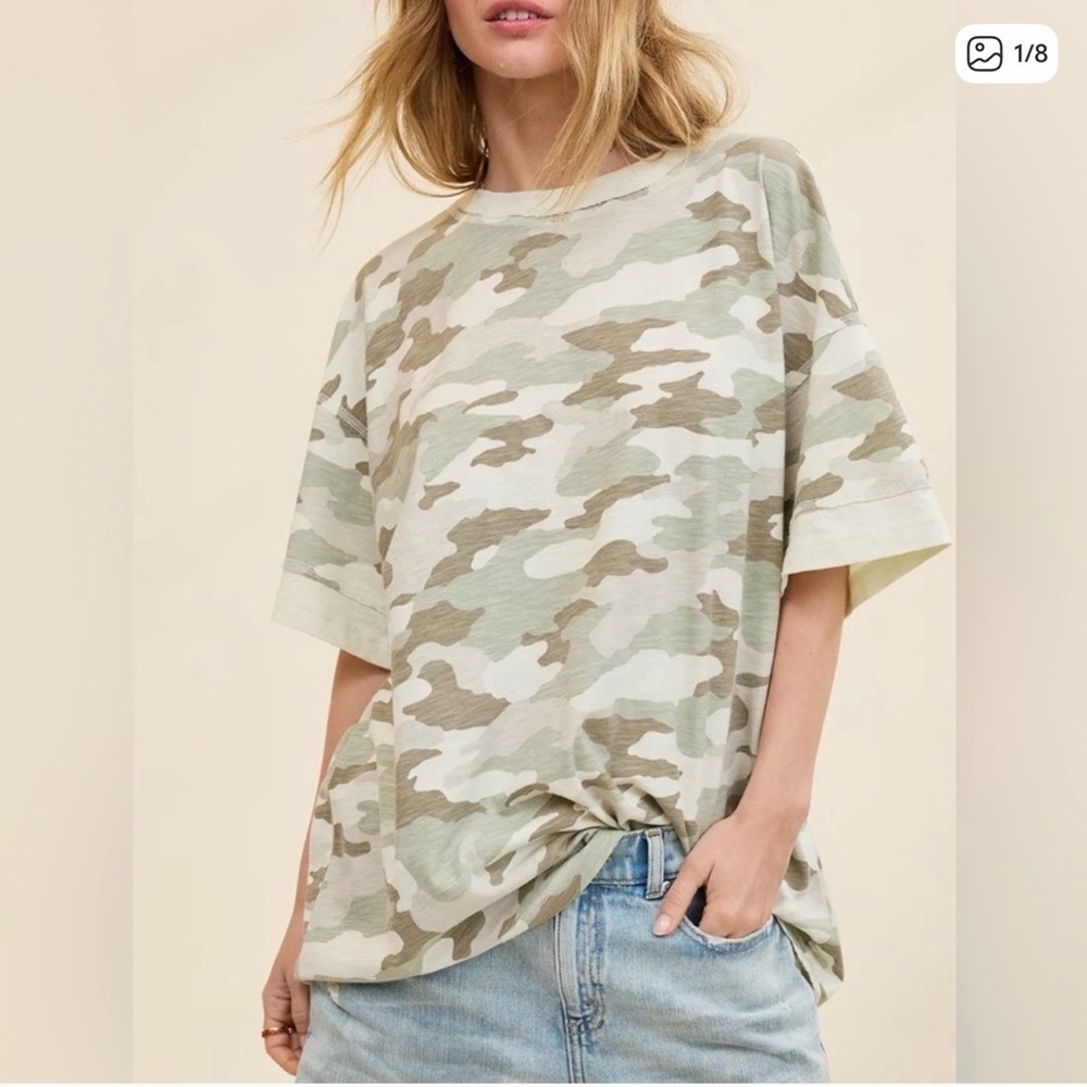 aerie Aerie Crew Oversized Boyfriend T-Shirt size L